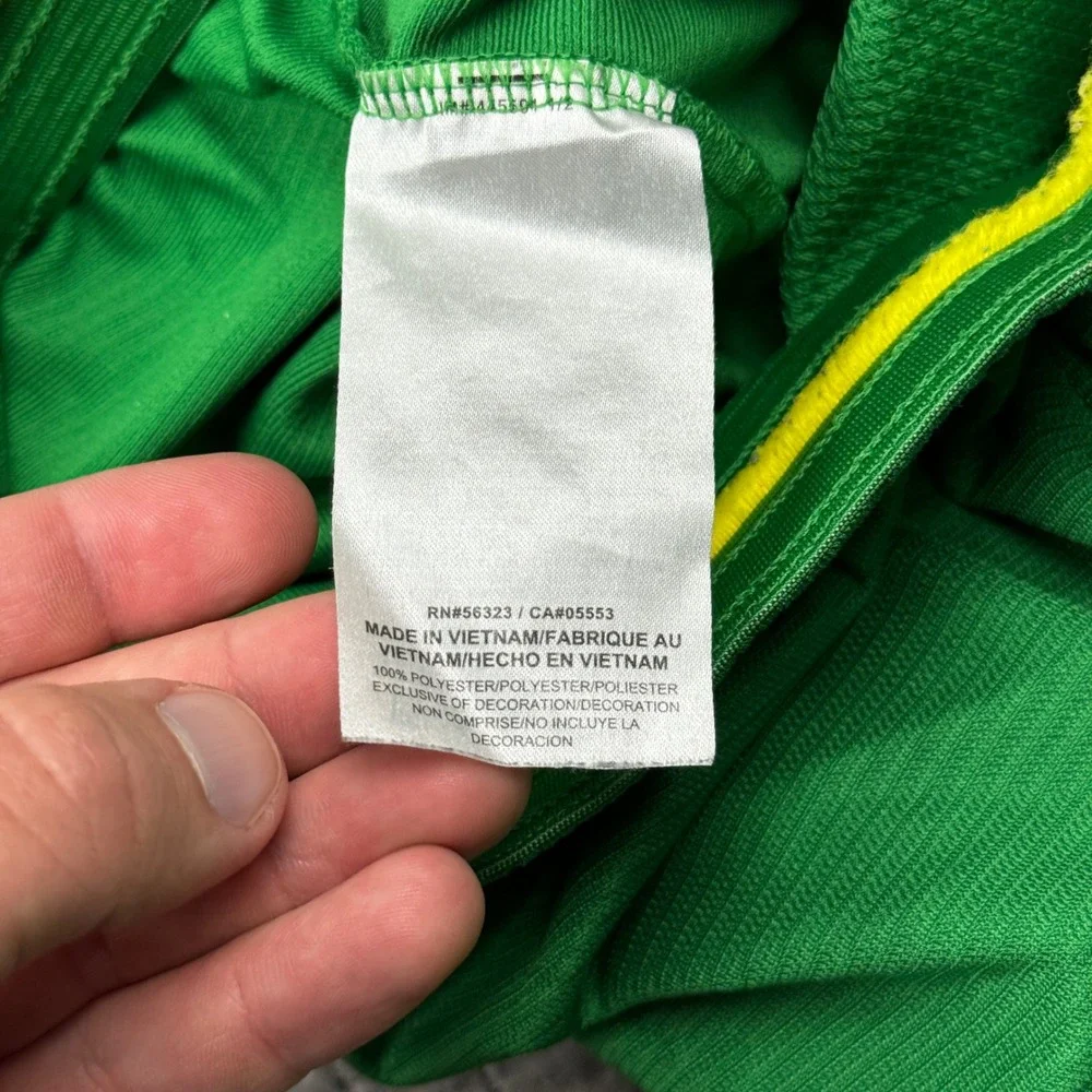 Nike Mens Small Oregon Ducks Dri-FIT Basketball Shorts Green Yellow Sportswear